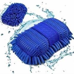 Laveta burete cu 2 fete, cu microfibra 18x11x5.5cm INGA 42683 CarCo Laveta burete cu 2 fete, cu microfibra 18x11x5.5cm INGA 42683 CarCo