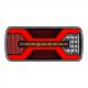 Lampa stop 220x100, 5 functii, LED Neon, 10-30V, cu ceata si catadioptru reflectorizant, mufa 5 pini, stanga-dreapta, X Spider, L2428 TruckLed