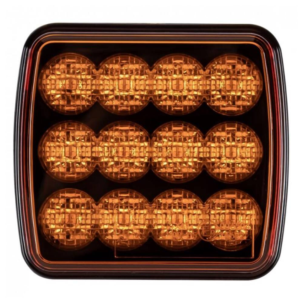 Girofar 12/24V, h36.5, LED, prindere cu magnet, LW0044