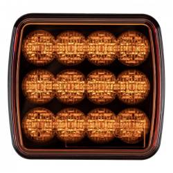 Girofar 12/24V, h36.5, LED, prindere cu magnet, LW0044