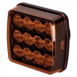 Girofar 12/24V, h36.5, LED, prindere cu magnet, LW0044