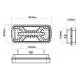 Lampa stop 220x100, 5 functii, LED Neon, 10-30V, cu mers inapoi si catadioptru reflectorizant, cablu 24cm, stanga-dreapta, X Spider, L2425 TruckLed Lampa stop 220x100, 5 functii, LED Neon, 10-30V, cu mers inapoi si catadioptru reflectorizant, cablu 24cm, stanga-dreapta, X Spider, L2425 TruckLed