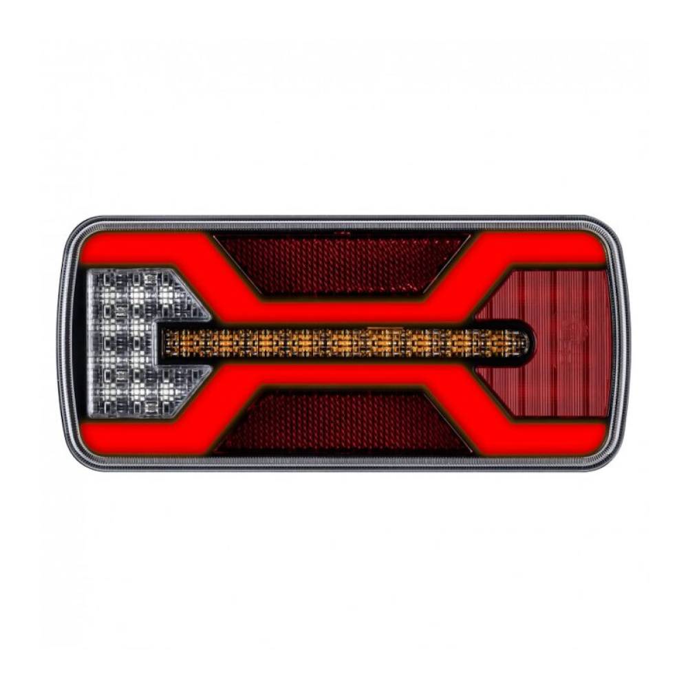 Lampa stop 220x100, 5 functii, LED Neon, 10-30V, cu mers inapoi si catadioptru reflectorizant, cablu 24cm, stanga-dreapta, X Spider, L2425 TruckLed Lampa stop 220x100, 5 functii, LED Neon, 10-30V, cu mers inapoi si catadioptru reflectorizant, cablu 24cm, stanga-dreapta, X Spider, L2425 TruckLed