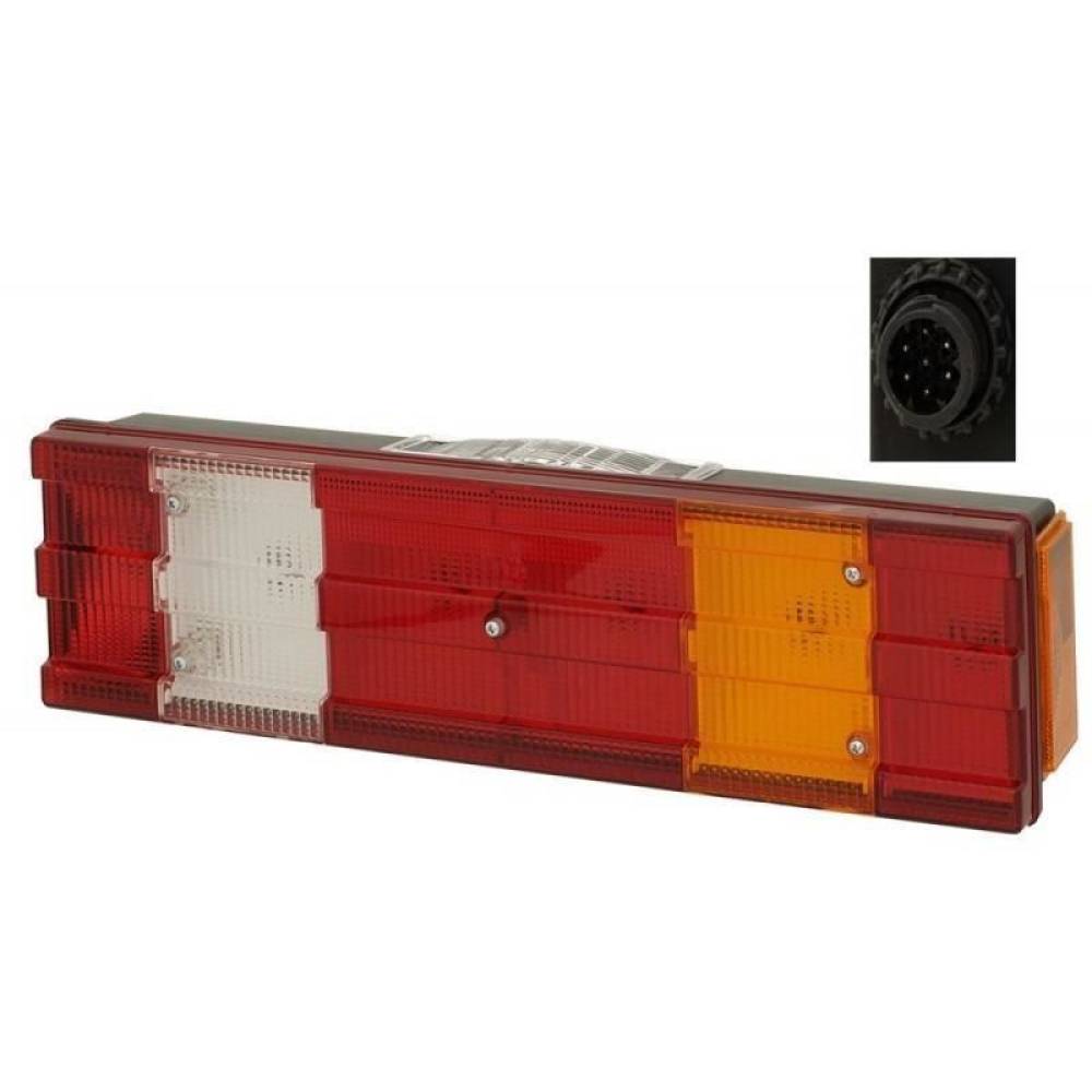 Lampa stop 525x145, 6 functii, cu mufa, stanga, Mercedes Actros, Axor L2042 TruckLed Lampa stop 525x145, 6 functii, cu mufa, stanga, Mercedes Actros, Axor L2042 TruckLed