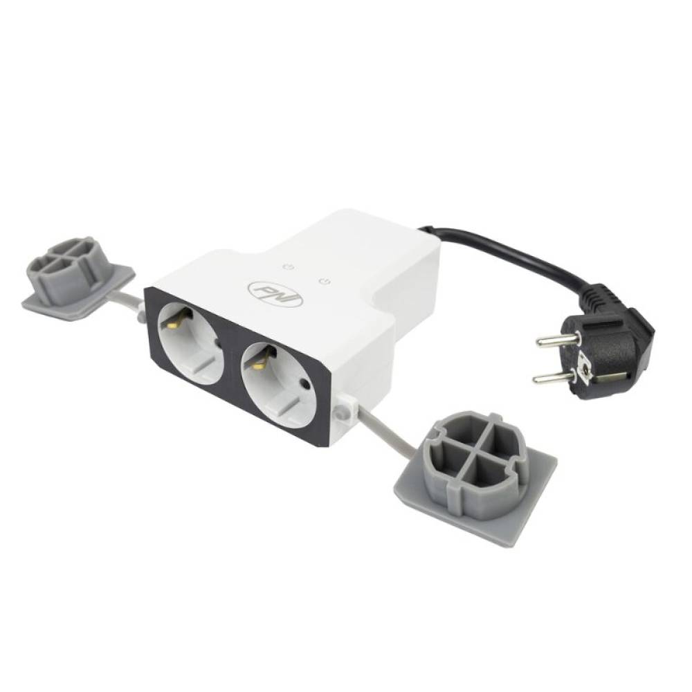 Priza inteligenta dubla de exterior SafeHome WiFi PNI-PT840S