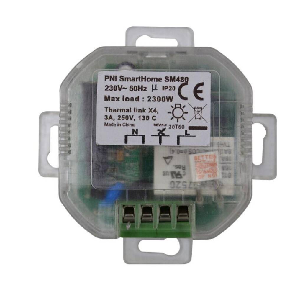 Receptor inteligent SmartHome pentru control lumini prin internet PNI-SM480 Receptor inteligent SmartHome pentru control lumini prin internet PNI-SM480