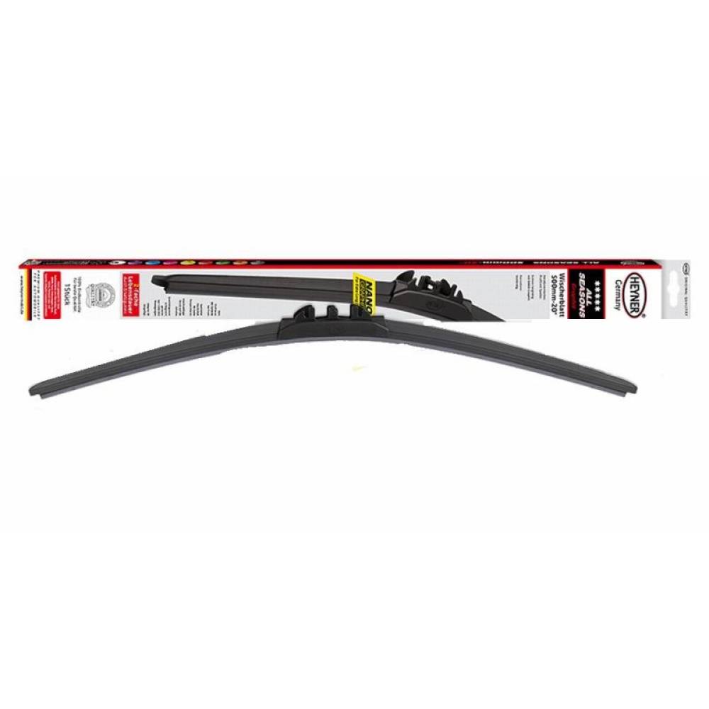 Stergator parbriz cu lamela de rezerva 26''/65cm 096.00 Heyner All Season flat grafitat