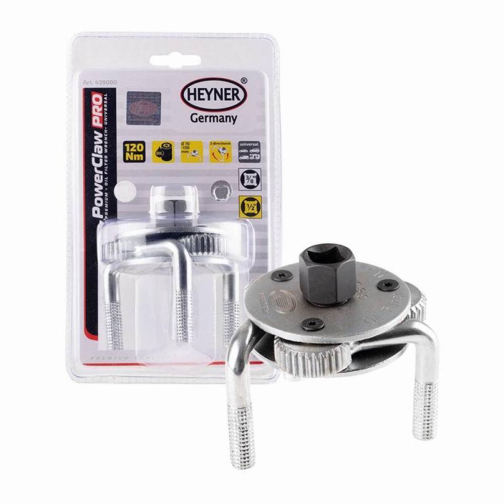 Cheie filtru ulei cu 3 brate, reglabila, 439.00 Heyner 
