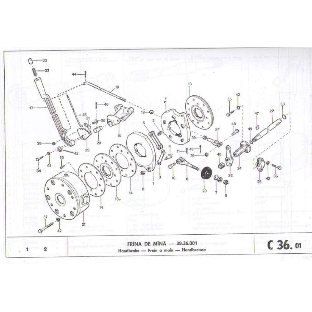 Furca dispoz.fr.+nuca+bolt U650 31.36.118+119 AR84