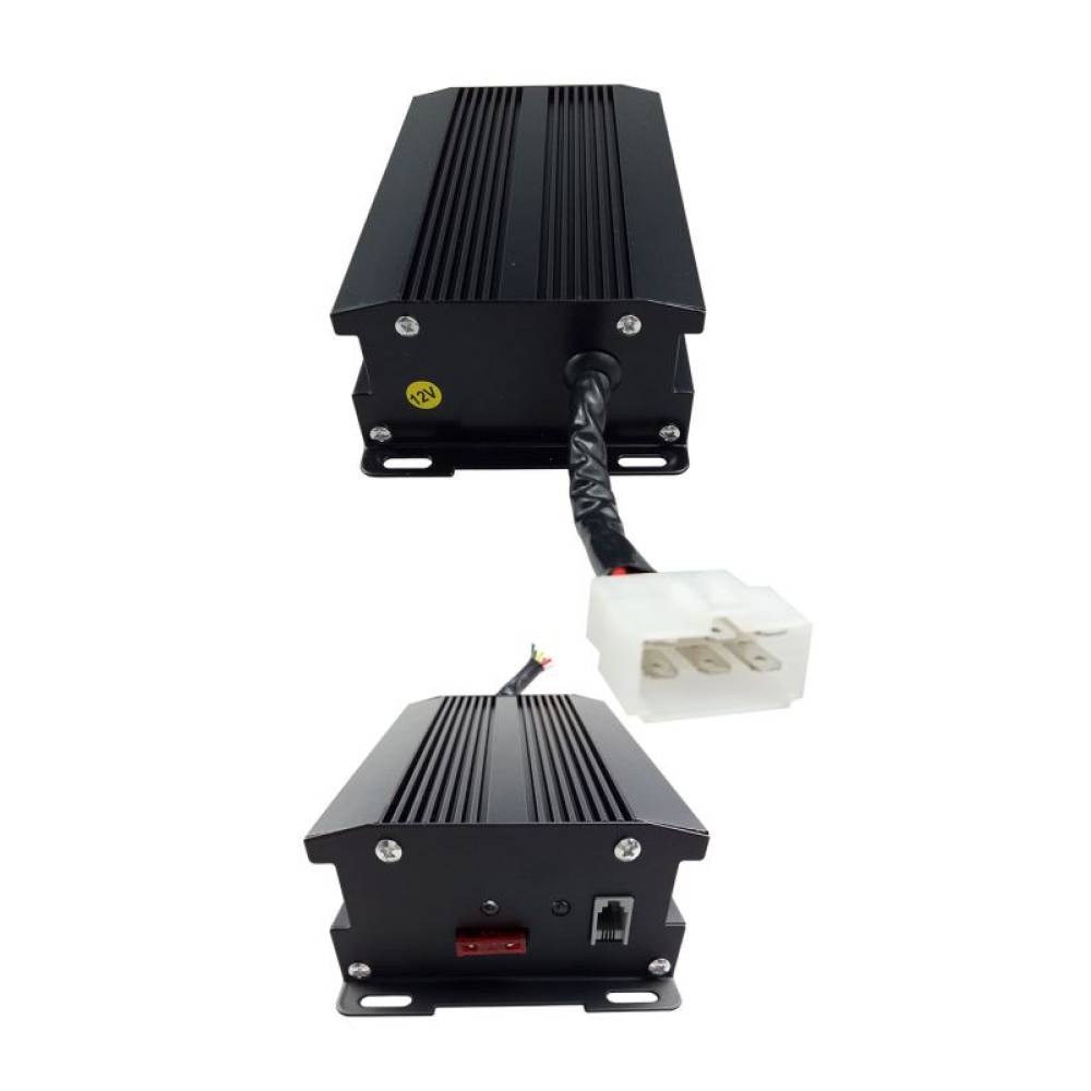 Sirena cu microfon, 2 tonuri, 12V, 200W, ESV-6 6203 + TS200-N 