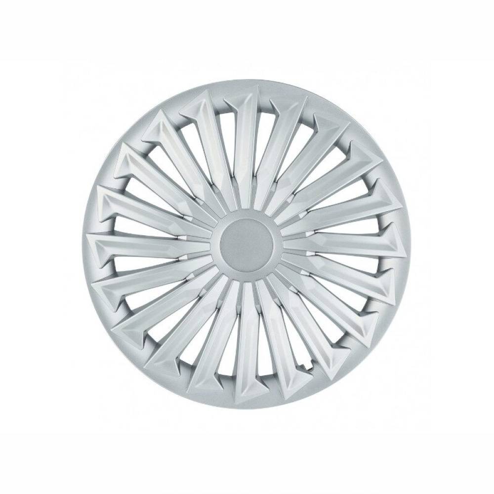 Set 4 capace roti 15inch, Joy, argintiu Jestic