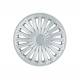 Set 4 capace roti 15inch, Joy, argintiu Jestic
