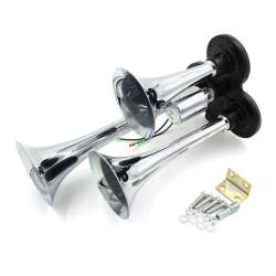 Claxon 12/24V, pe aer, 3 pipe, 31cm BK60104 H.L HornTech