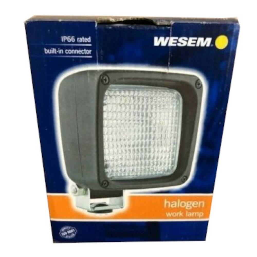Proiector lucru 100x100 Wesem LKR5.26365, 12/24V, bec H3, IP66, E20