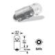 Bec bord 12V/4W T4W - T8.5 BA9S 4885 Vecta