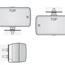 Lampa ceata 1 surub, 140x75 LA1.02004 Wesem 