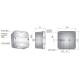 Lampa spate 140x140, 3 functii, LT2 26600 Wesem 