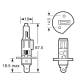 Bec H1 12V/55W LumiTec +120%  Amio 02135