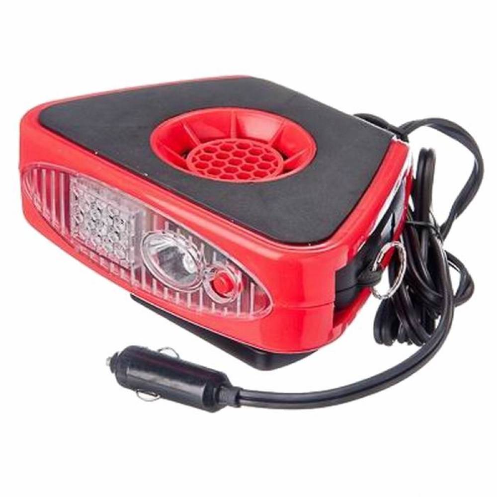 Ventilator 12V 3 in 1, aeroterma cald / rece si lanterna LED 150W TORNADO 42017 CarCo