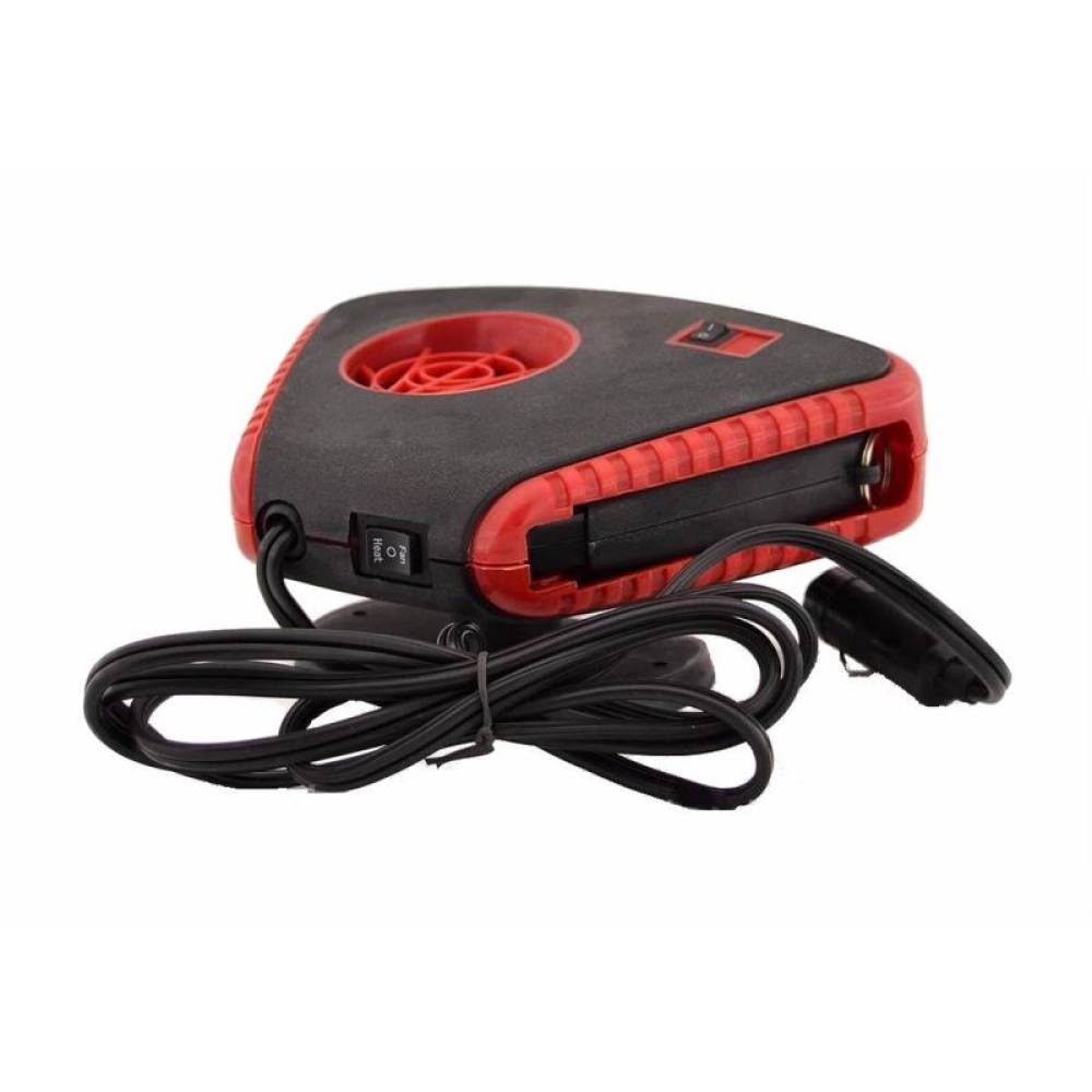 Ventilator 12V 3 in 1, aeroterma cald / rece si lanterna LED 150W TORNADO 42017 CarCo