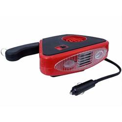 Ventilator 12V 3 in 1, aeroterma cald / rece si lanterna LED 150W TORNADO 42017 CarCo