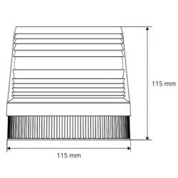 Girofar 24V, h115, fi115, LED, stroboscopic cu prindere cu magnet sau 3 suruburi, cupola transparenta 01277 Amio