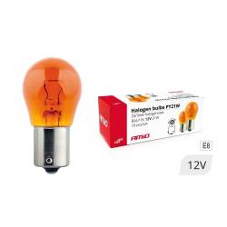Bec semnalizare 12V/21W PY21W BAU15S, cutie 10 bucati, galben, 01158 Amio