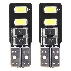 Set 2 becuri T10, 4 LED-uri, 12V W5W Canbus 01630 Amio