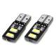 Set 2 becuri T10, 4 LED-uri, 12V W5W Canbus 01630 Amio