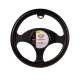 Husa volan 37 - 39cm imitatie piele cu cusaturi, neagra Softech 602.00 Heyner   