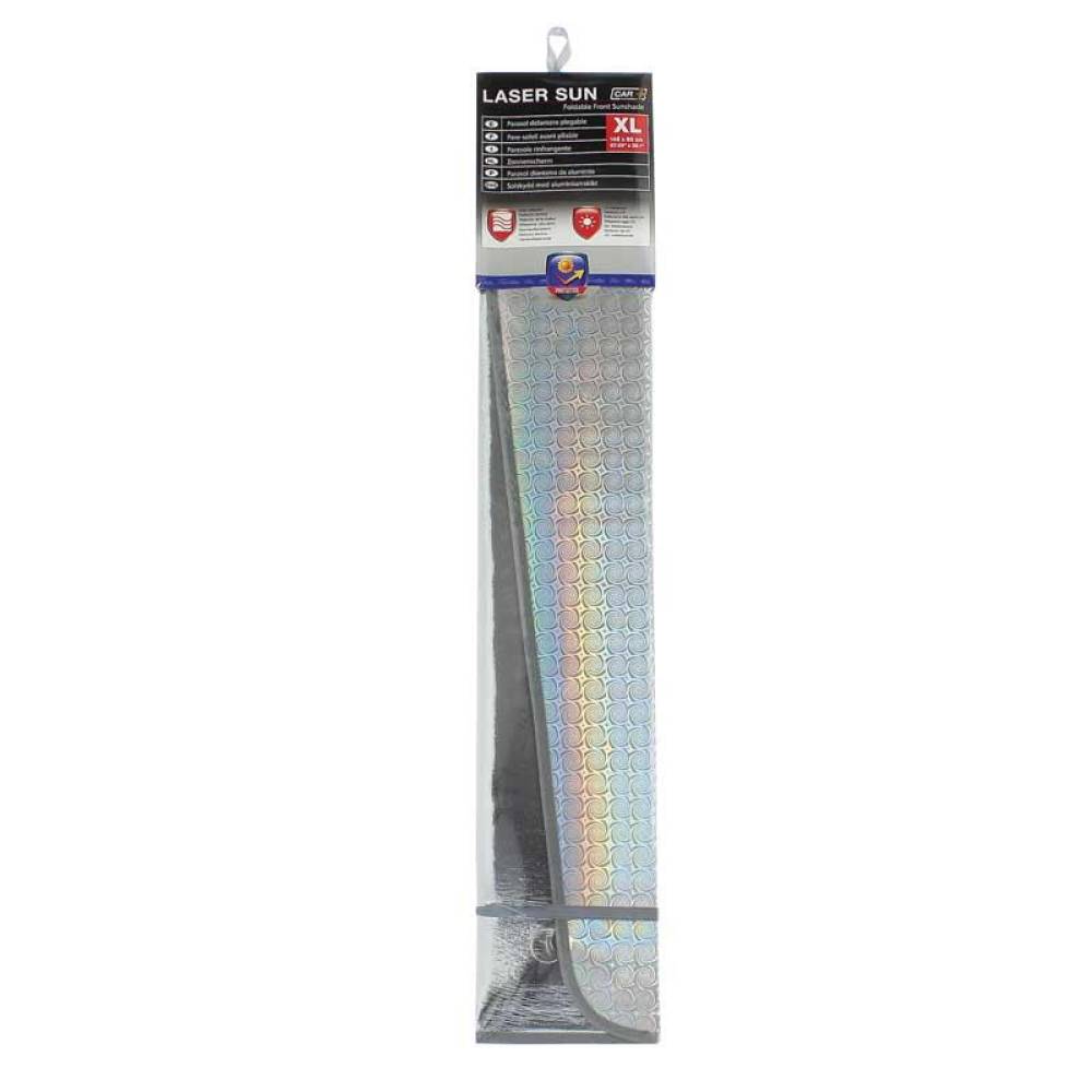 Parasolar 145x80, cu holograma, pliabil, Laser Sun XL, LASER30 Car+ Parasolar 145x80, cu holograma, pliabil, Laser Sun XL, LASER30 Car+