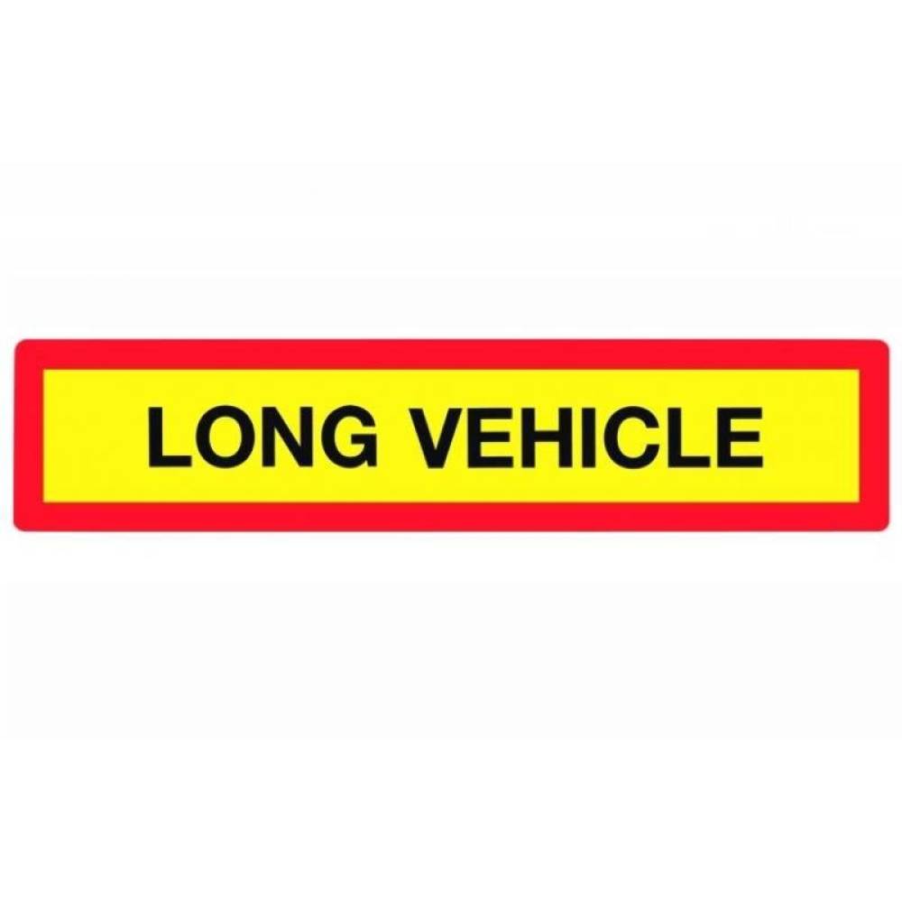 Autocolant reflectorizant Long Vehicle set 40x10cm H. Lucas