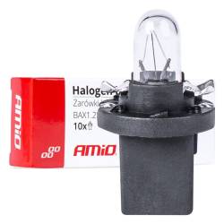Cutie 10 becuri bord dulie plastic 12V/1.2W, B8.5d, Amio 03371
