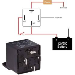 Releu protectie 4pini, 12v, 30A, pentru protectie far, etc, R12S1 Releu protectie 4pini, 12v, 30A, pentru protectie far, etc, R12S1