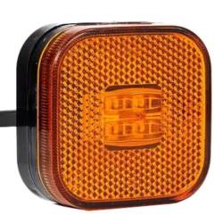 Lampa gabarit 62x62, LED, galbena, 12-36V, FT-027-Z Fristom