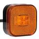 Lampa gabarit 62x62, LED, galbena, 12-36V, FT-027-Z Fristom