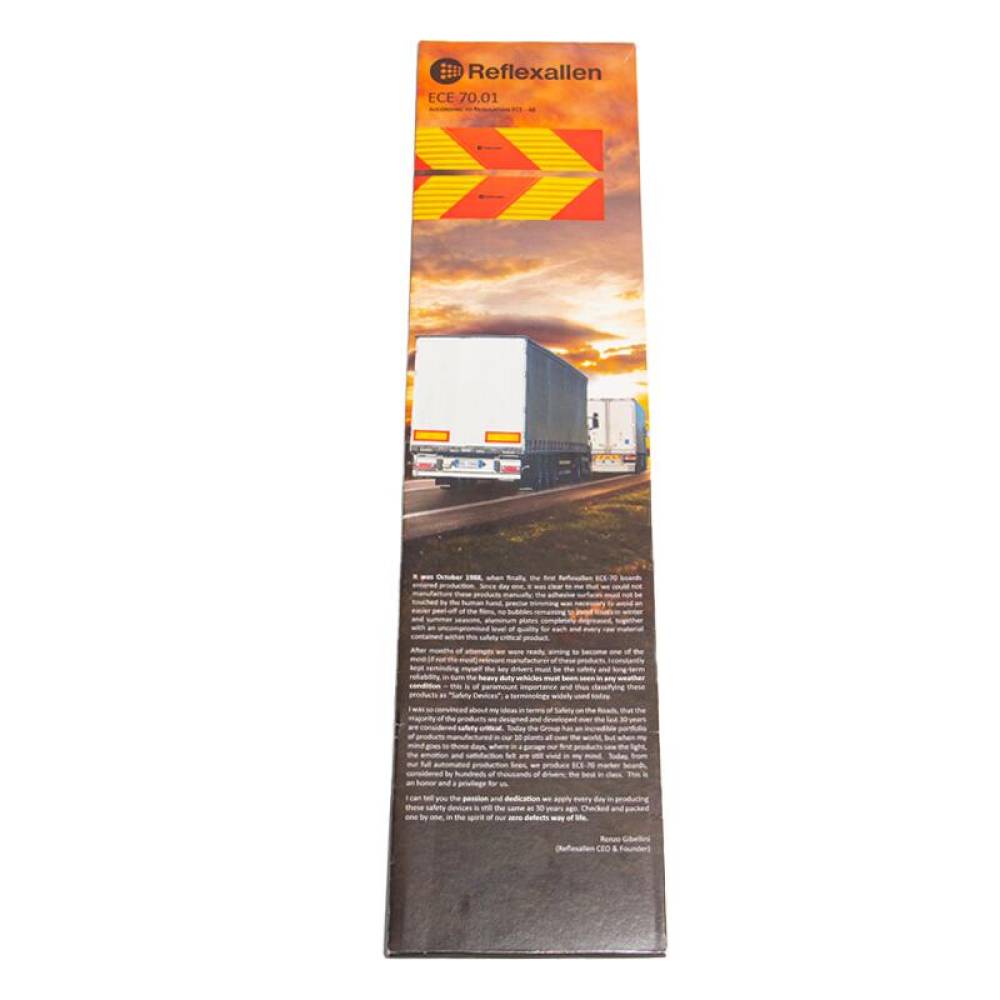 Autocolant reflectorizant vehicul scurt (in dungi) 565x130mm 4001MSA Reflex