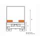 Placa reflectorizanta vehicul lung (in chenar) 565x200mm 4004MUK Reflex