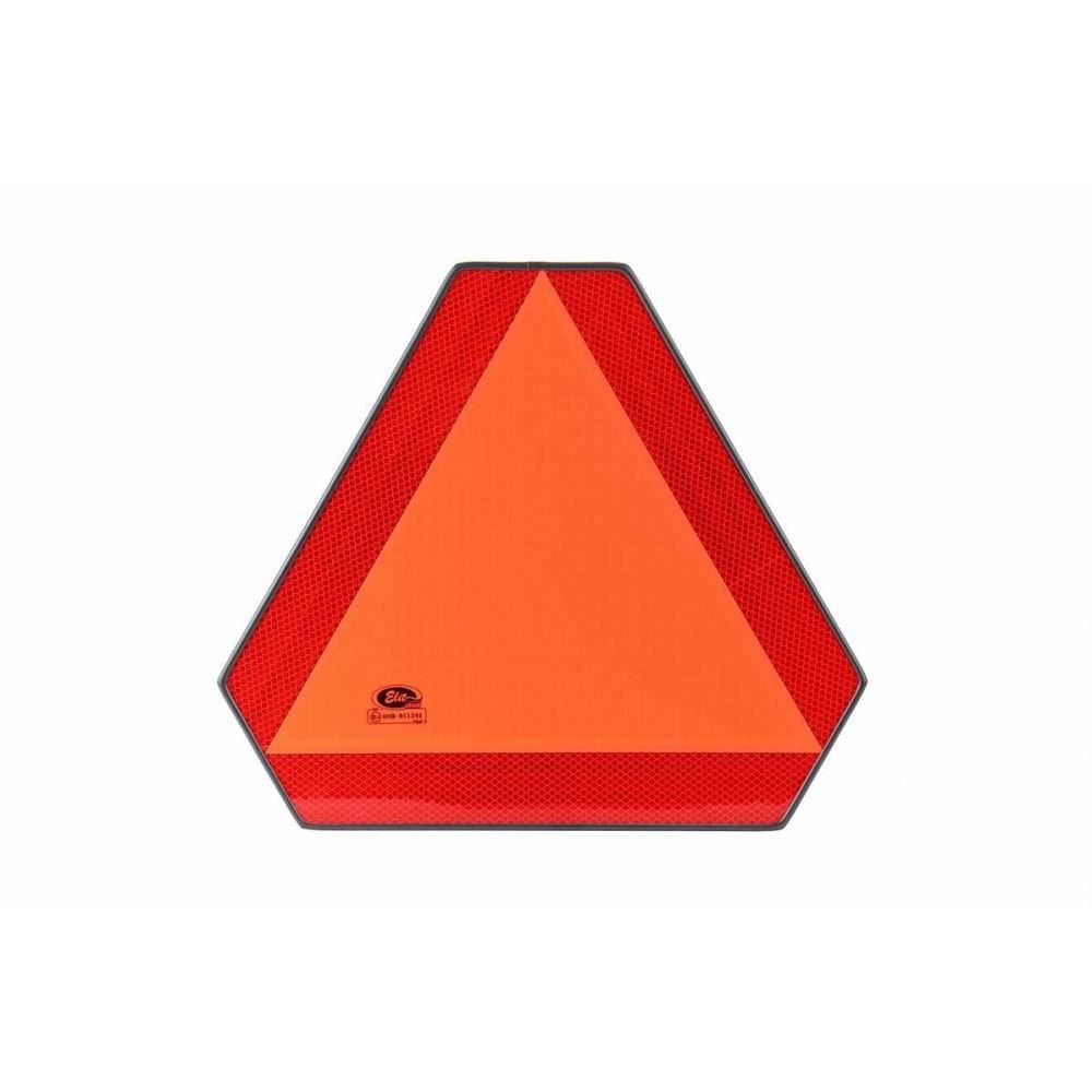 Triunghi reflectorizant pentru vehicul lent, remorca, din tabla cu suport TRO007 Hico Triunghi reflectorizant pentru vehicul lent, remorca, din tabla cu suport TRO007 Hico