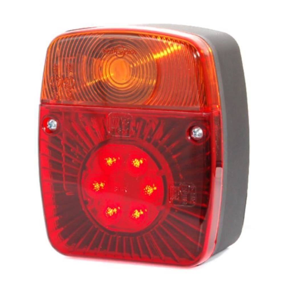 Lampa spate 101x121, 4 functii, iluminare numar, hibrid LED, stanga, W18UDZ 477 Was 