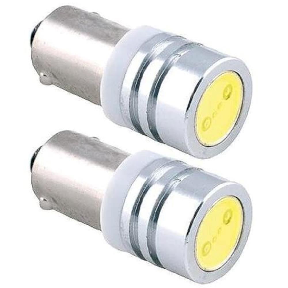 Set 2 becuri pozitie cu LED COB 12V/1W T4W BA9S Aluminiu, Racesport LIT16BN
