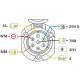 Priza remorca 7 pini, 12V, metal WGN006/k Hico