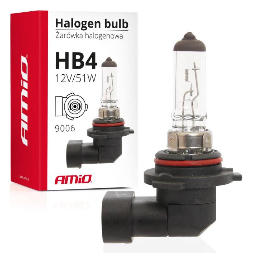 Bec halogen HB4, 12V, 55W, P22D, Amio 1480