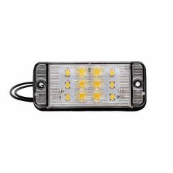 Lampa mers inapoi 2 suruburi, 107x47, 12 LED-uri, 9-36V W84 702 Was 