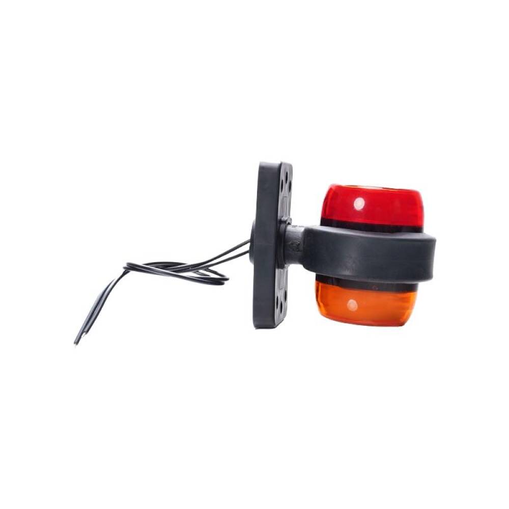 Lampa gabarit brat 60mm, Led NEON, galben cu rosu, stanga-dreapta, W74.2A LOGO 2260/II Was 