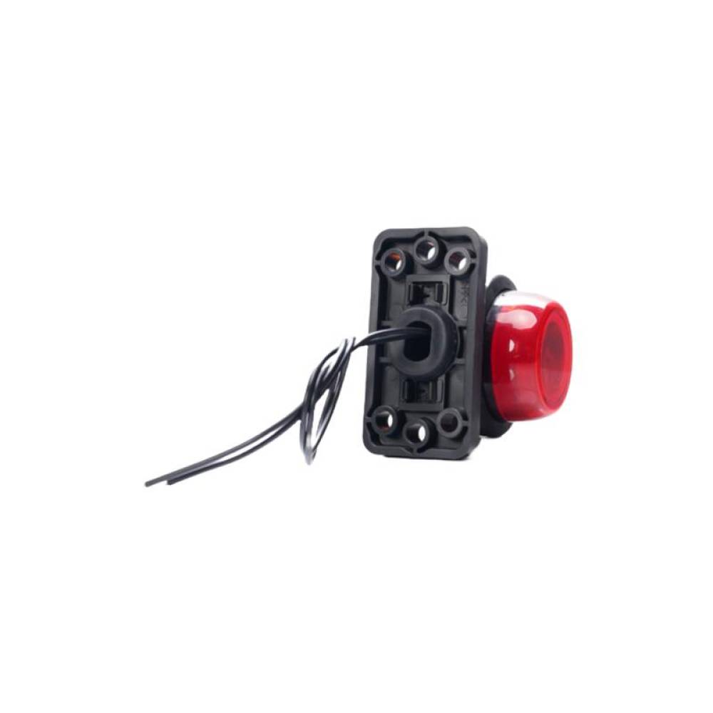 Lampa gabarit brat 60mm, Led NEON, galben cu rosu, stanga-dreapta, W74.2A LOGO 2260/II Was 