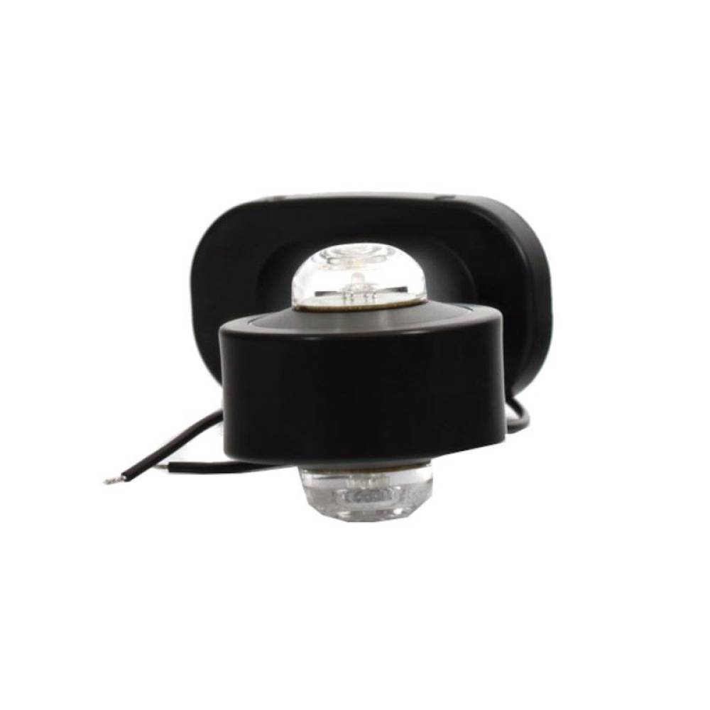 Lampa gabarit cu brat 187mm, oblic 45°, LED, alb-rosie, stanga, 12-24V, W21.3 136L Was  