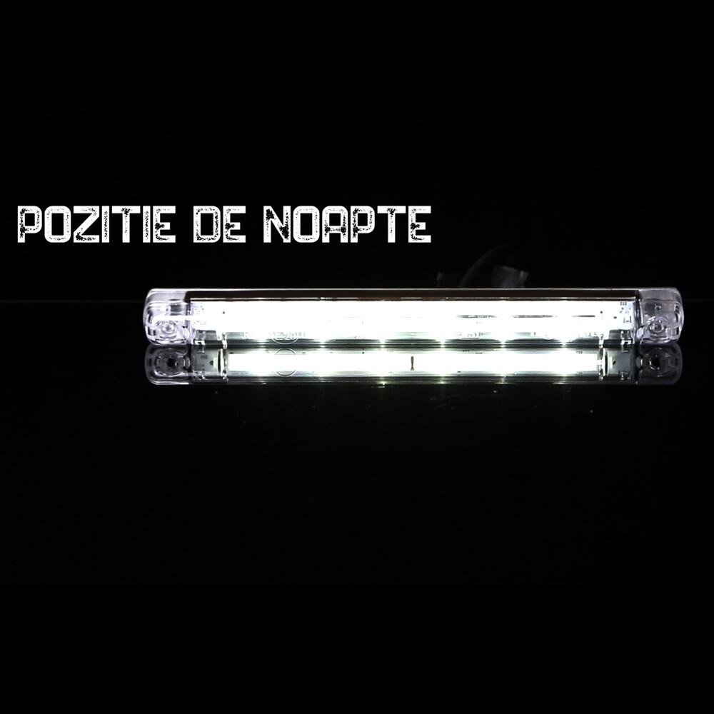 Proiector zi DRL, 9-36V, 9W, cu 2 functii, pozitie si DRL, cu LED, alba W51 271 Was