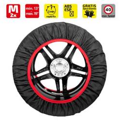Set 2 huse antiderapante zapada, marimea M, 13''- 18'' Snow Grip Pro 735.52 Heyner 