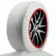 Set 2 huse antiderapante zapada, XXL, albe, 15- 21/22inch, HUSTX05 Husky